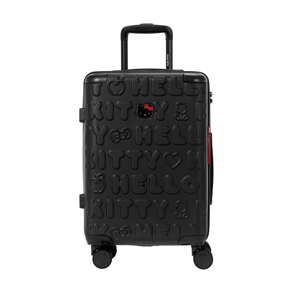 Set de 3 valises Hello Kitty Kuririn Noir, valise cabine S de face