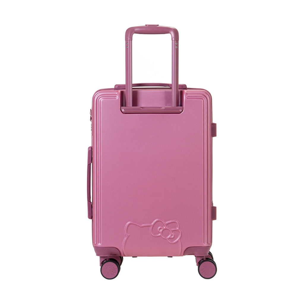 Set de 3 valises Hello Kitty Kuririn Rose, valise cabine S de dos