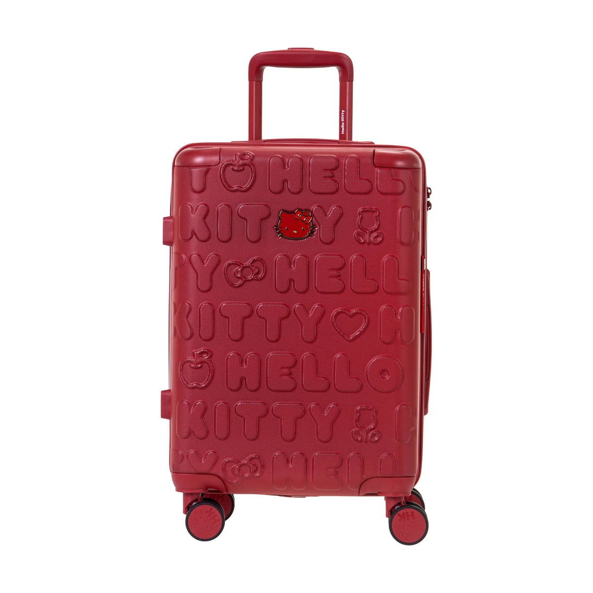 Set de 3 valises Hello Kitty Kuririn Rouge, valise cabine S de face