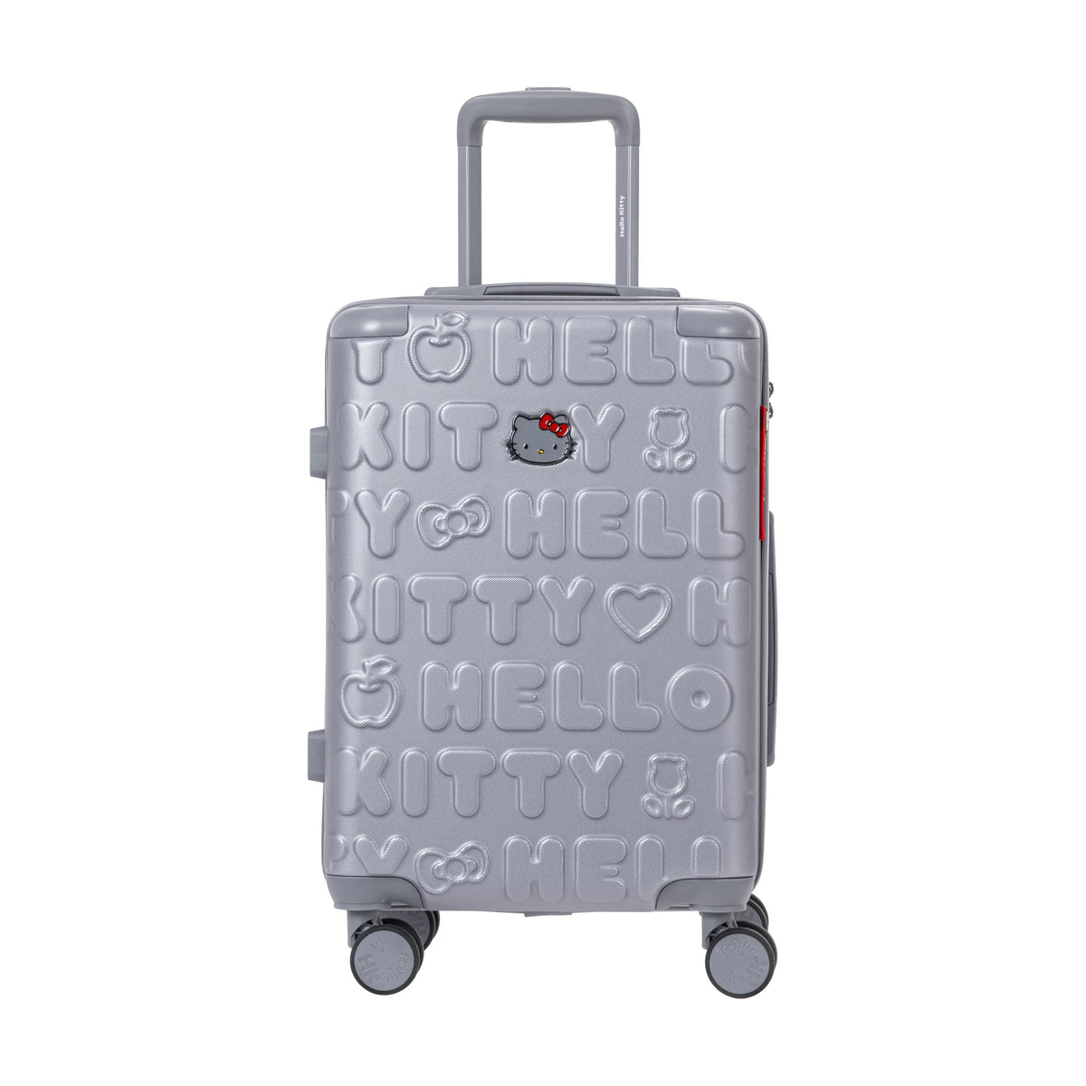 Set de 3 valises Hello Kitty Kuririn Argent, valise cabine S de face