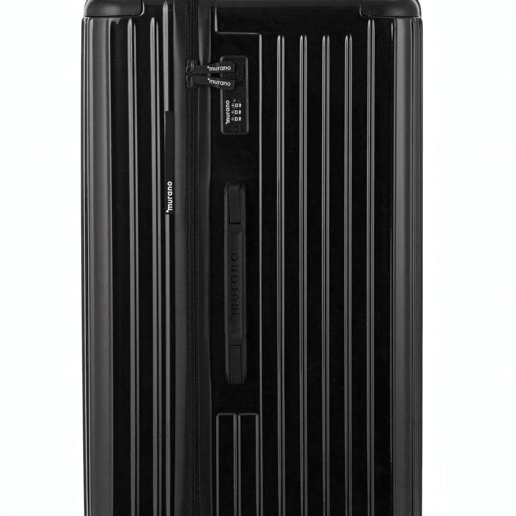 Valise Murano Rio Trunk L Noir, détail cadenas à combinaison