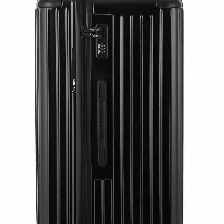 Valise Murano Rio Trunk L Noir, détail cadenas à combinaison