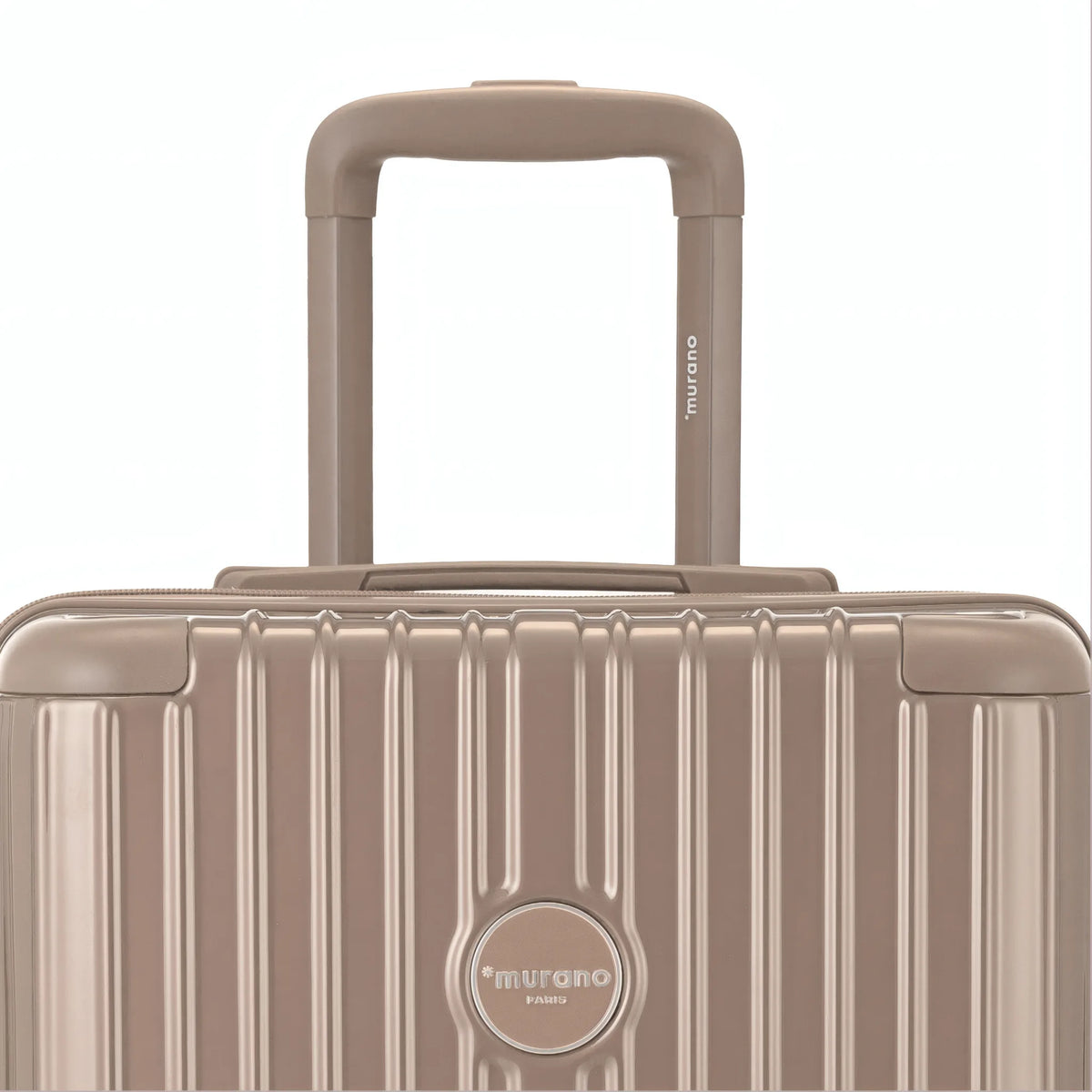 Valise Murano Rio Trunk L Champagne, détail poignée télescopique