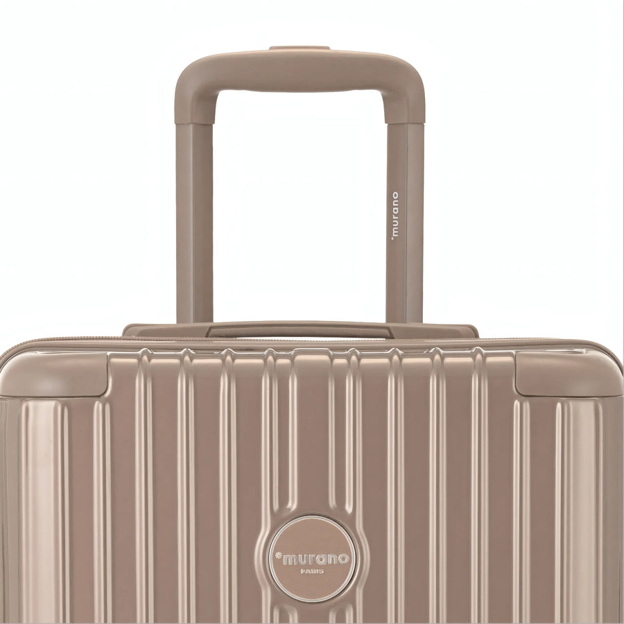 Valise Murano Rio Trunk L Champagne, détail poignée télescopique