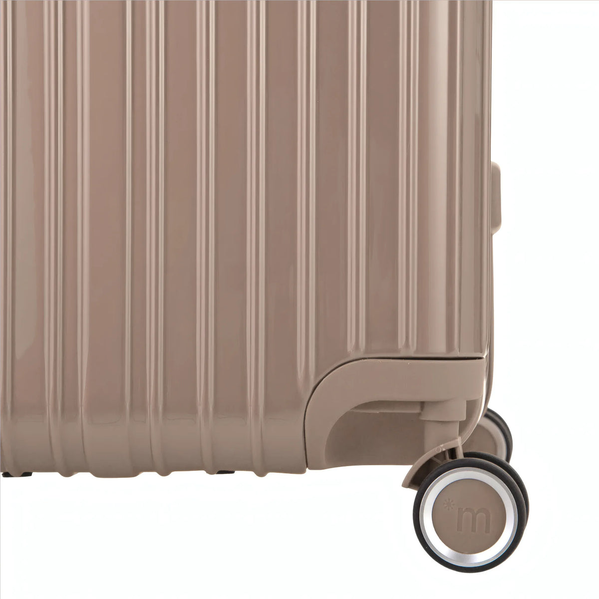Valise Murano Rio Trunk L Champagne, détail roue double