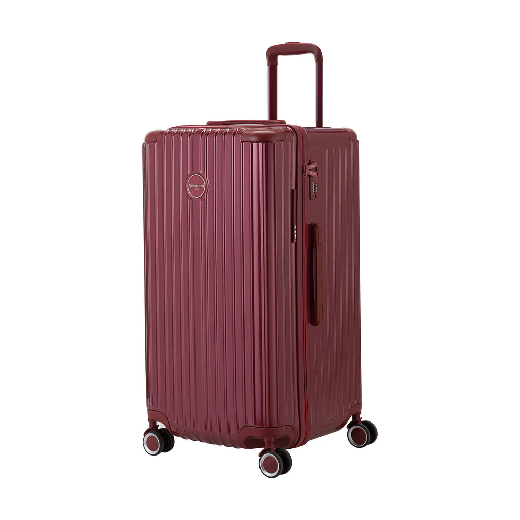 Valise Murano Rio Trunk L Rouge foncé, vue de trois quarts du lot