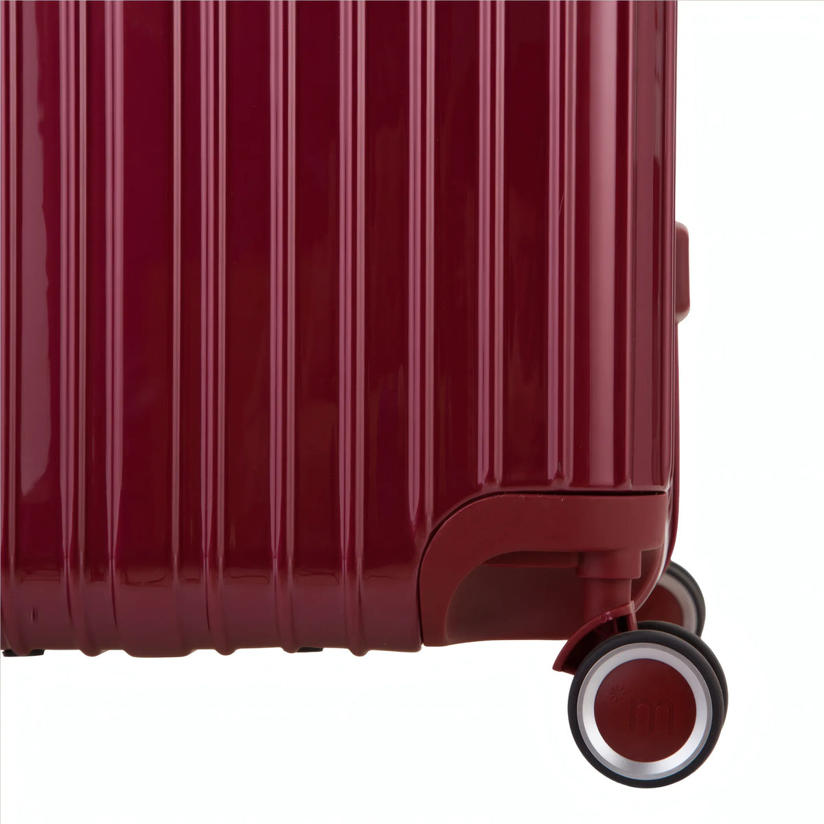 Valise Murano Rio Trunk L Rouge foncé, détail roue double