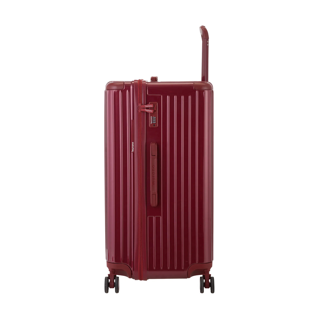 Valise Murano Rio Trunk L Rouge foncé, valise cabine S de côté