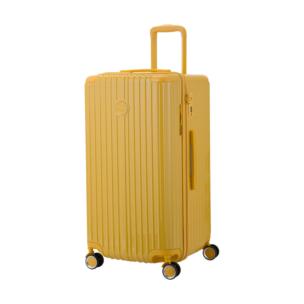 Valise Murano Rio Trunk L Jaune foncé, vue de trois quarts du lot