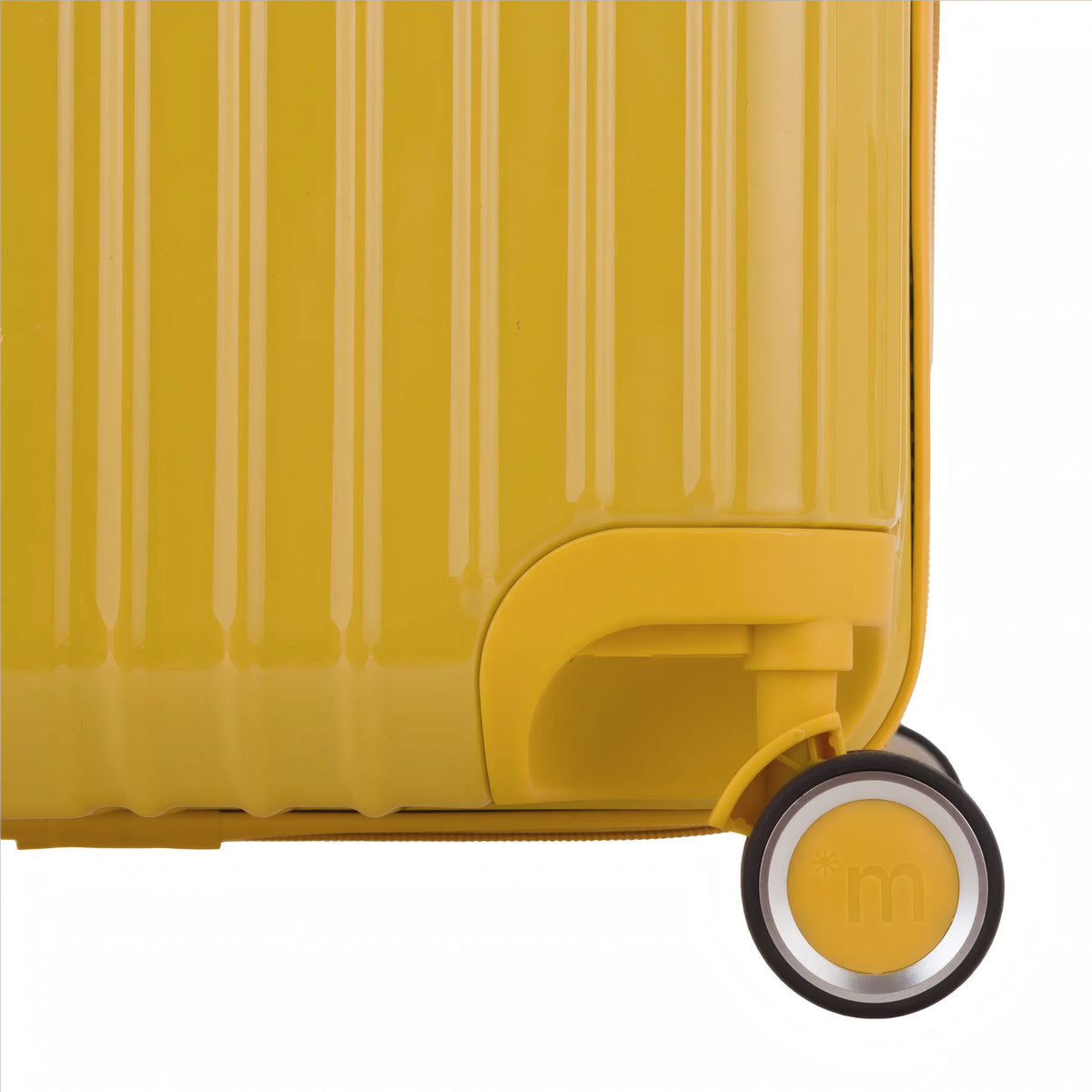Valise Murano Rio Trunk L Jaune foncé, détail roue double