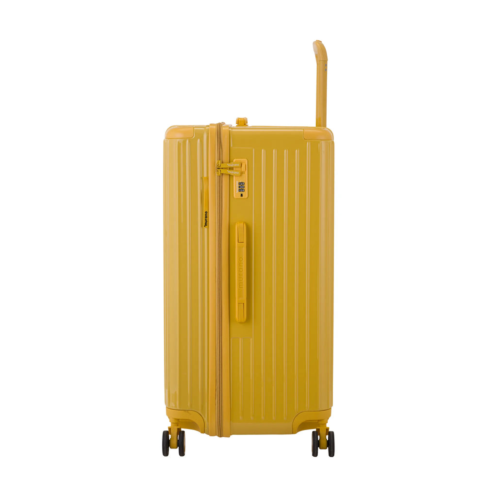 Valise Murano Rio Trunk L Jaune foncé, valise cabine S de côté