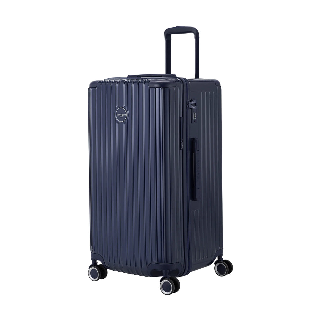 Valise Murano Rio Trunk L Bleu marine, vue de trois quarts du lot
