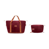 Set de 3 valises + 2 sacs Pierre Cardin Berlin Rouge foncé, sac de voyage et trousse de toilette assortis