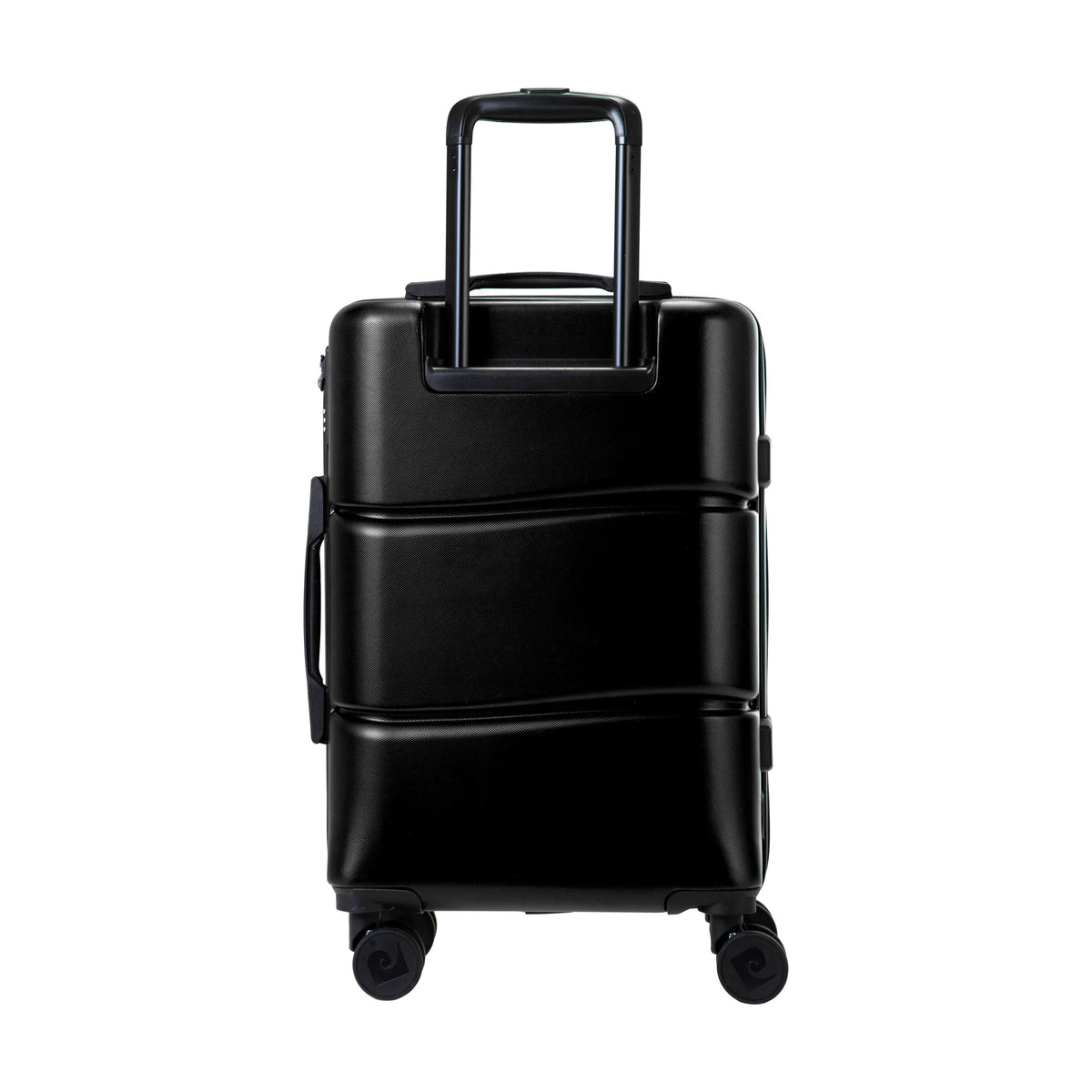 Set de 2 valises Pierre Cardin Intense Noir, valise cabine S de dos