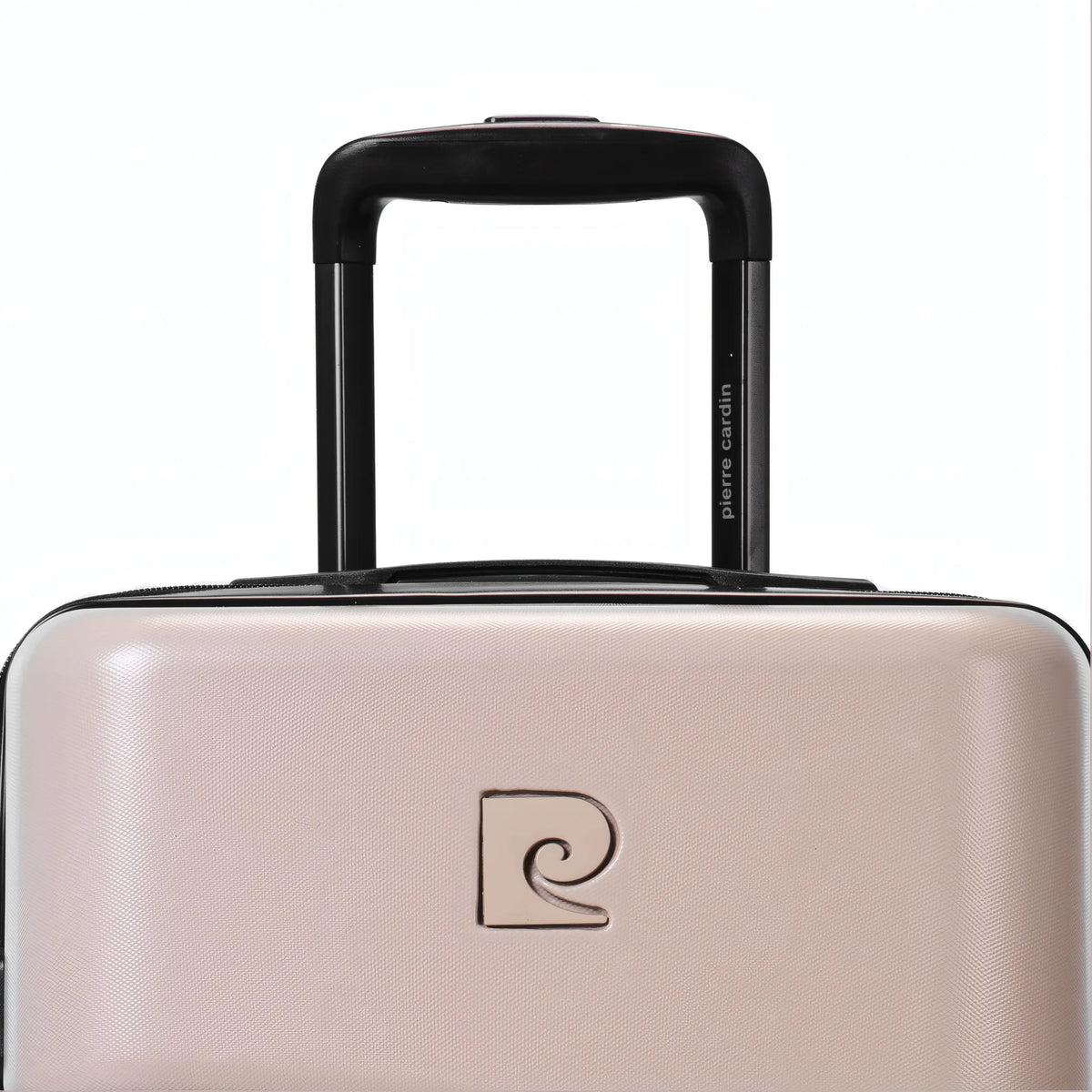 Set de 2 valises Pierre Cardin Intense Champagne, détail poignée télescopique