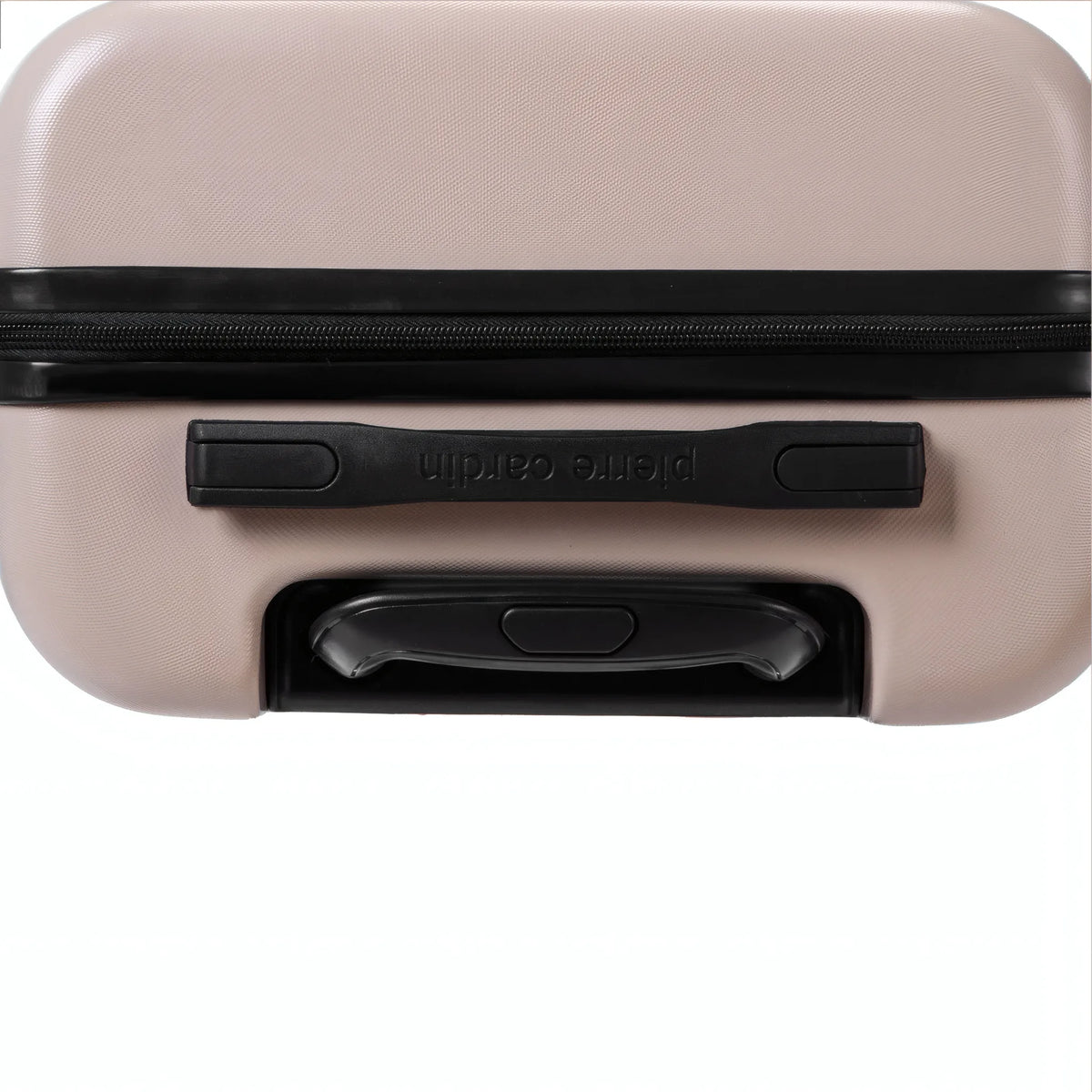 Set de 2 valises Pierre Cardin Intense Champagne, détail poignée latérale et dessous