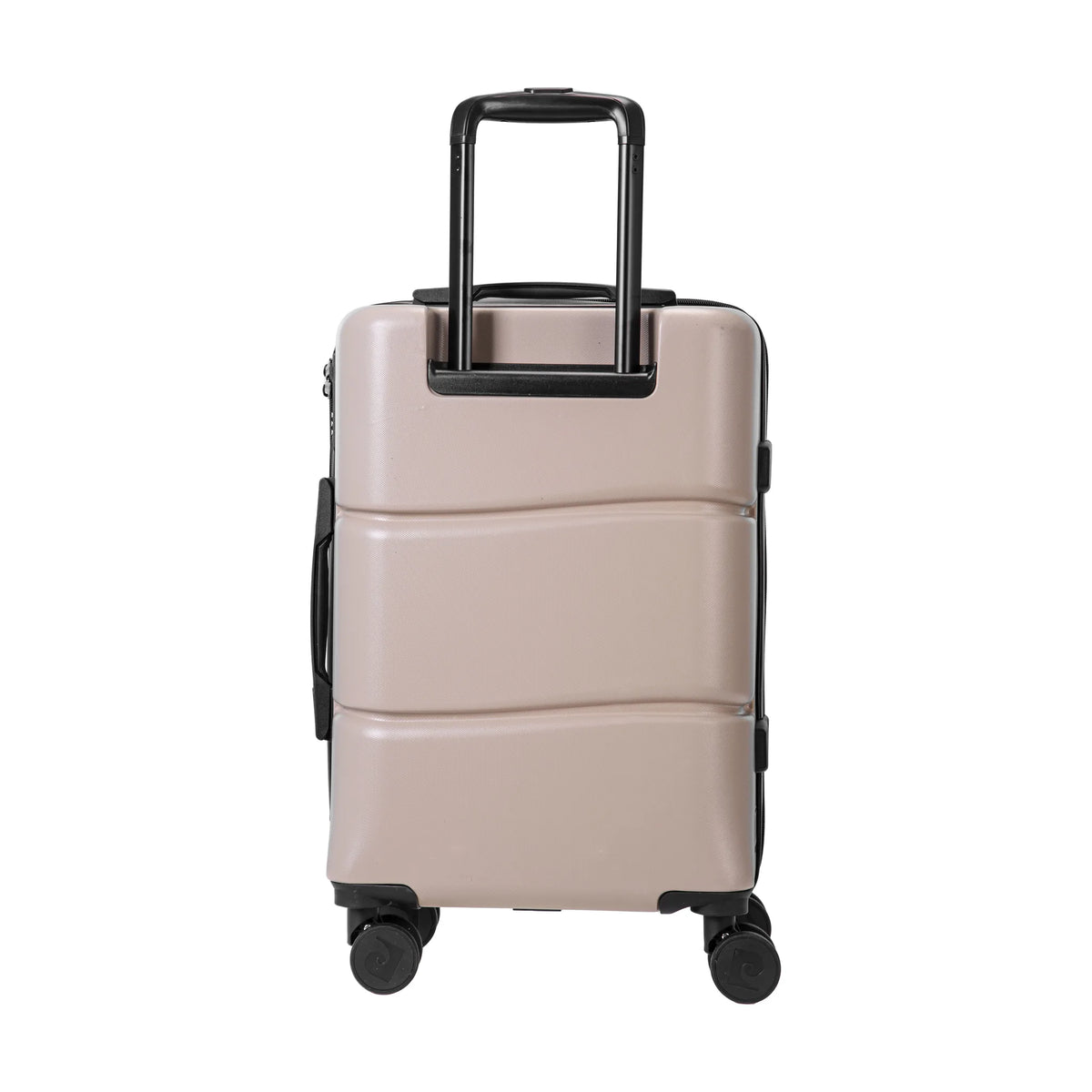 Set de 2 valises Pierre Cardin Intense Champagne, valise cabine S de dos