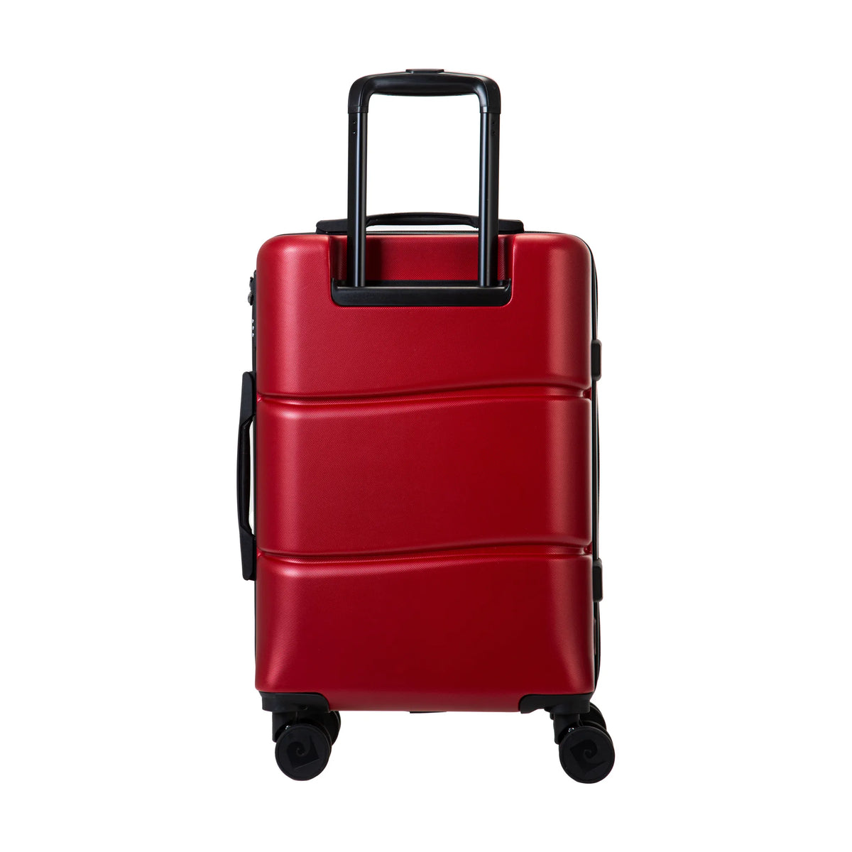 Set de 2 valises Pierre Cardin Intense Rouge foncé, valise cabine S de dos