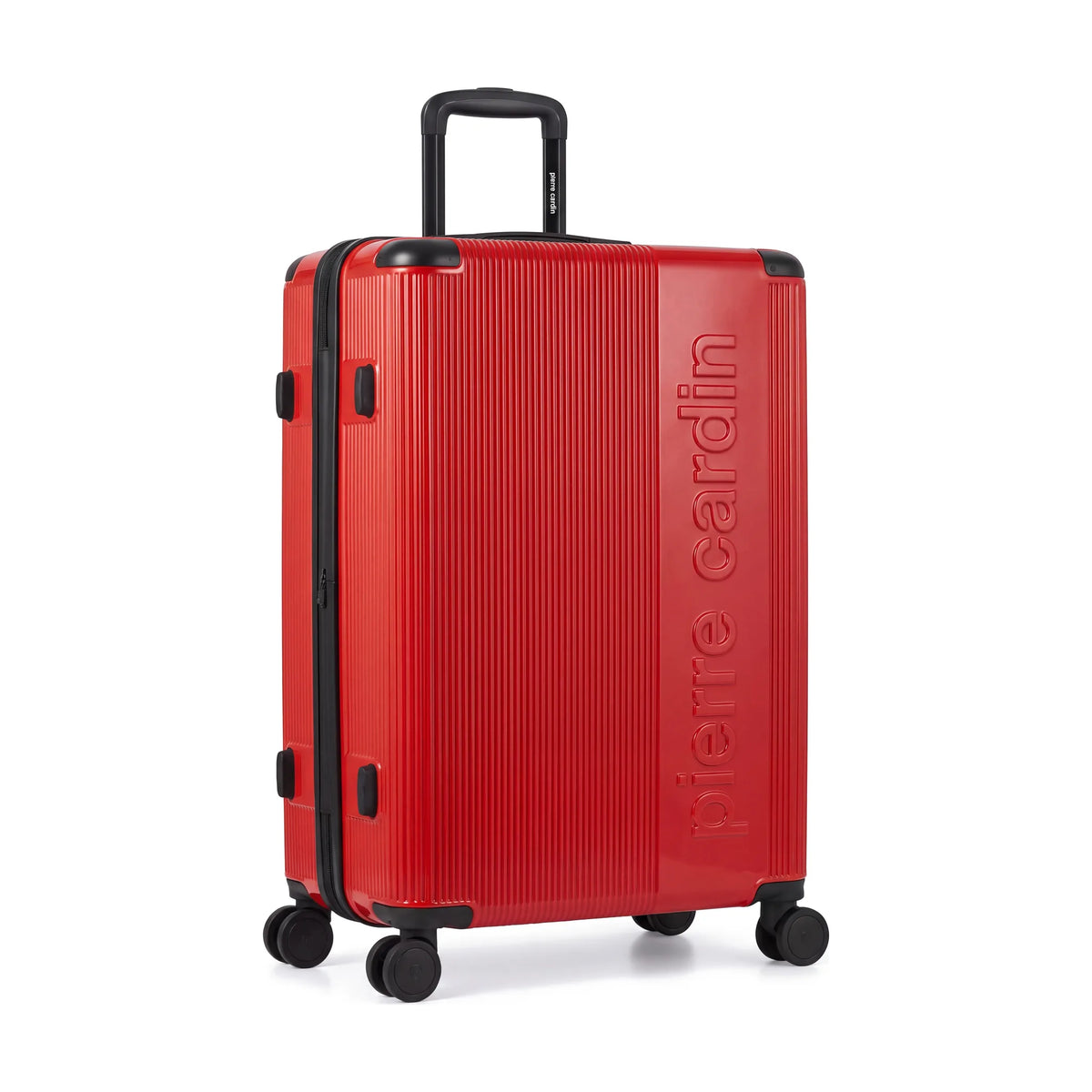 Set de 4 valises Pierre Cardin Berlin Rouge foncé, valise de trois quarts