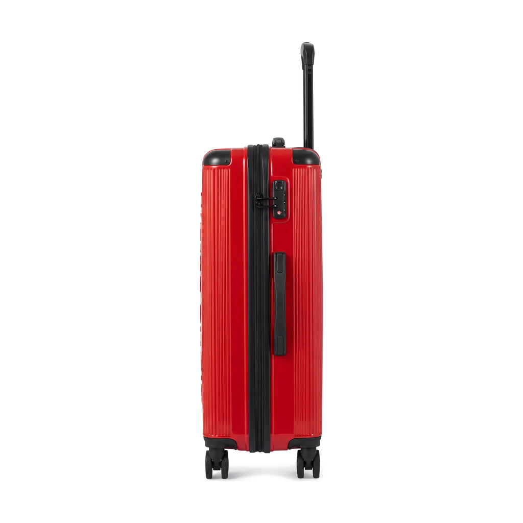 Set de 4 valises Pierre Cardin Berlin Rouge foncé, valise de côté