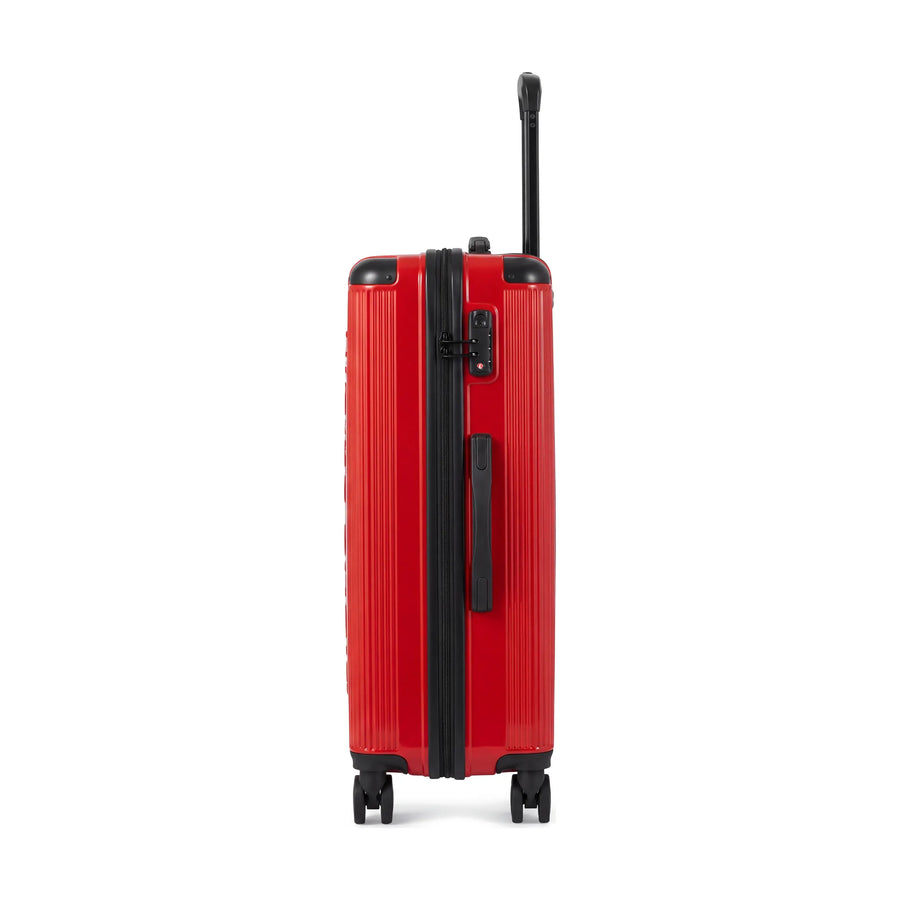Set de 4 valises Pierre Cardin Berlin Rouge foncé, valise de côté