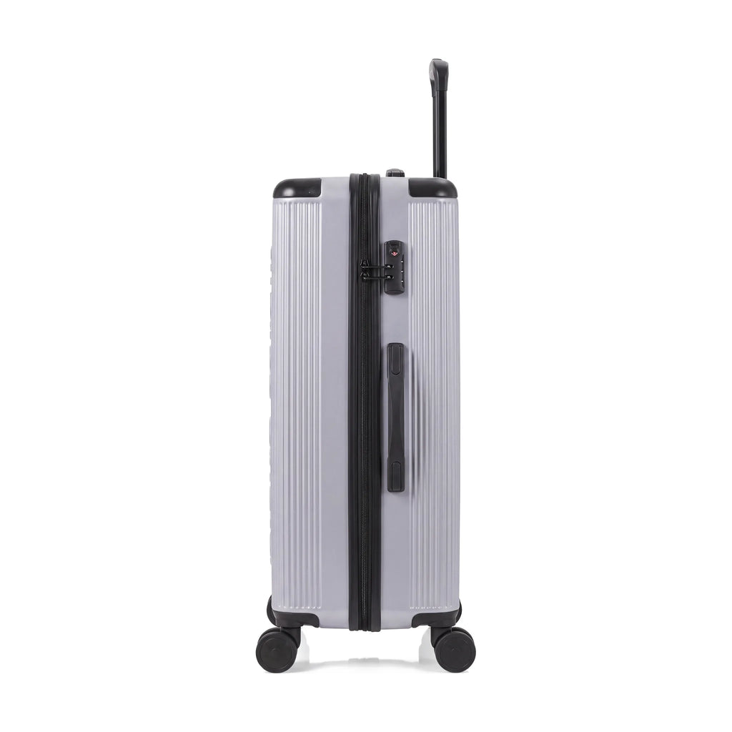 Set de 4 valises Pierre Cardin Berlin Argent, valise de côté