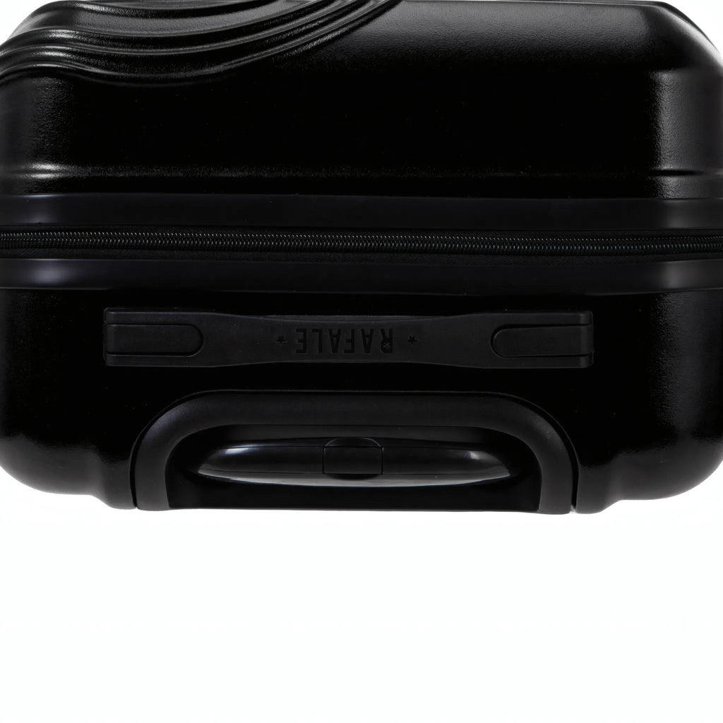 Set de 3 valises Rafale GPS Noir, détail poignée latérale et dessous