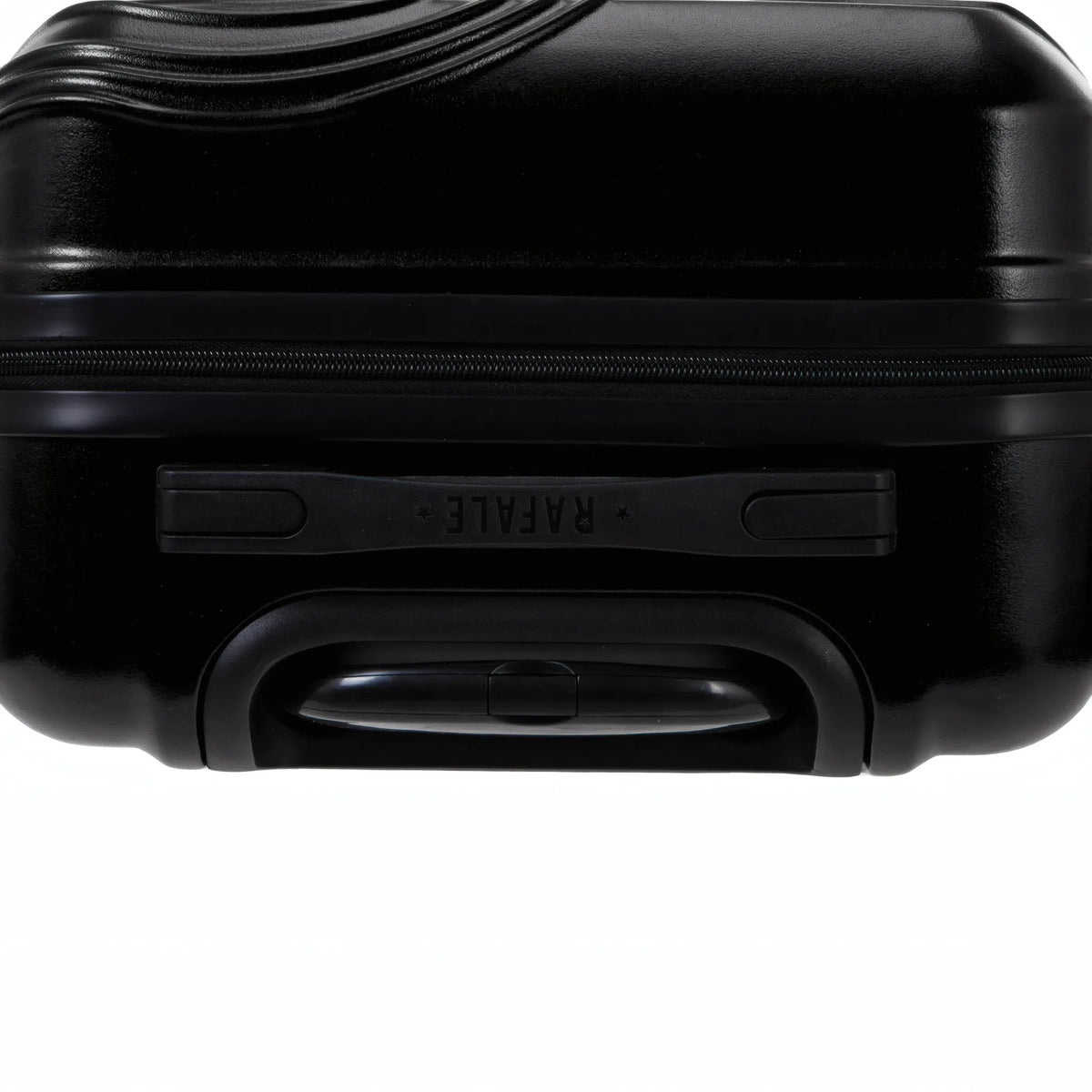 Set de 3 valises Rafale GPS Noir, détail poignée latérale et dessous