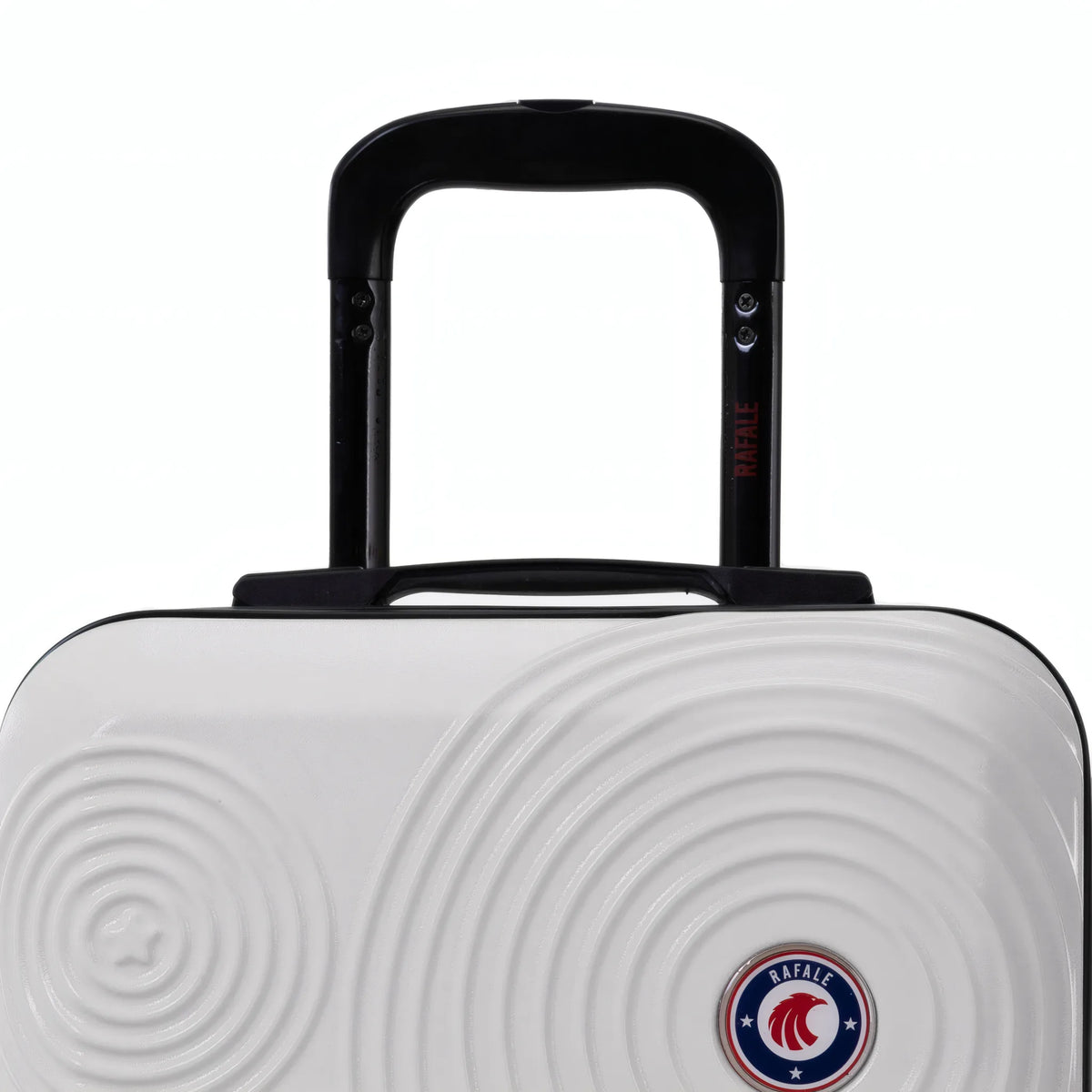 Set de 3 valises Rafale GPS Ivoire, détail poignée télescopique