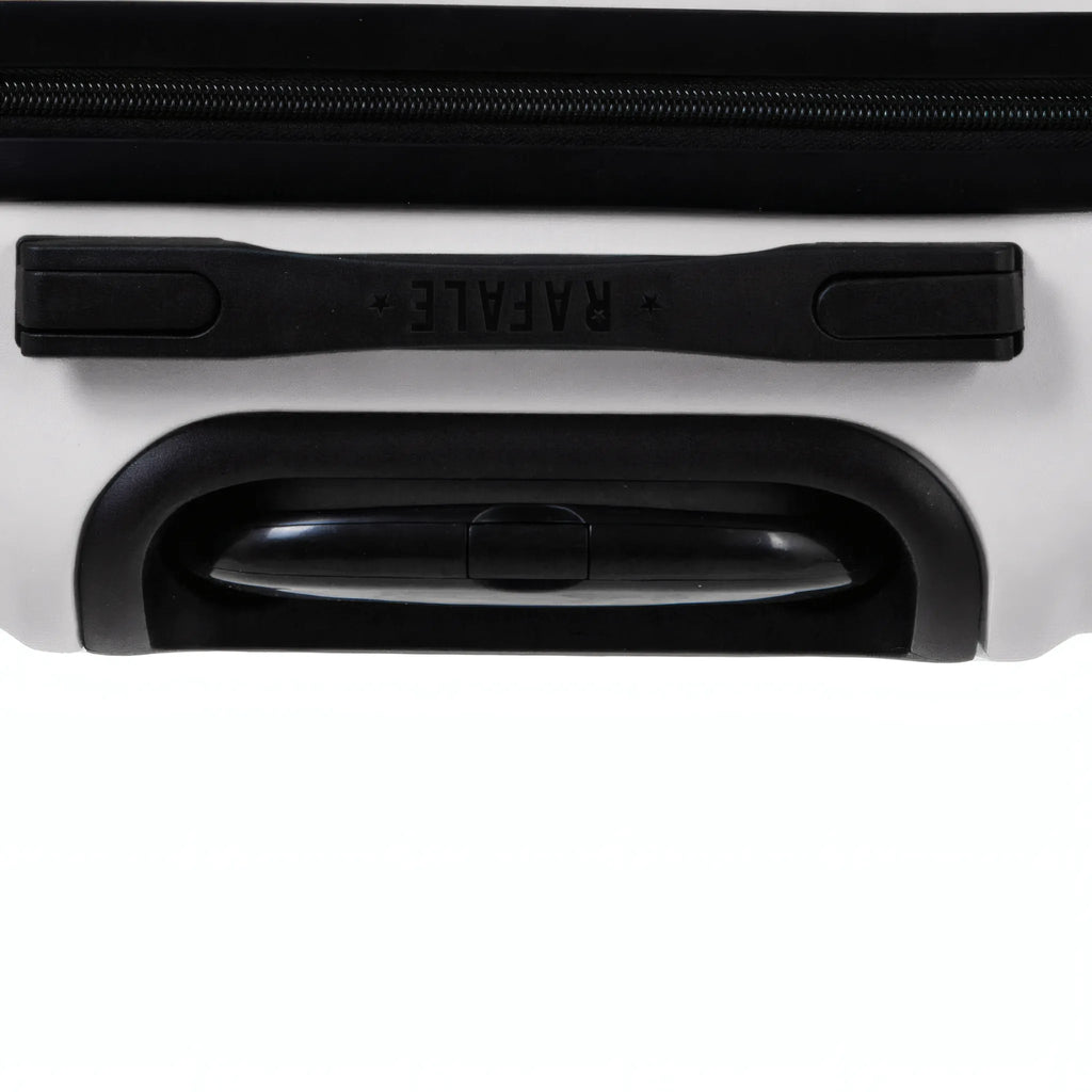 Set de 3 valises Rafale GPS Ivoire, détail poignée latérale et dessous