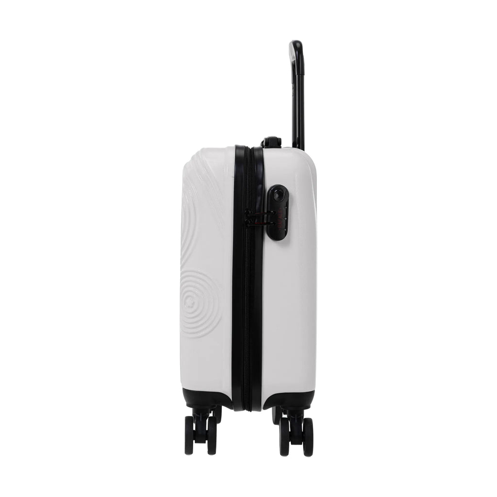 Set de 3 valises Rafale GPS Ivoire, valise cabine S de côté