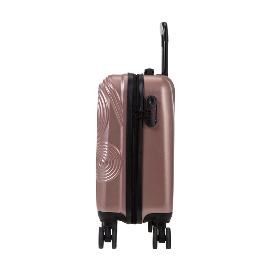 Set de 3 valises Rafale GPS Rose doré, valise cabine S de côté