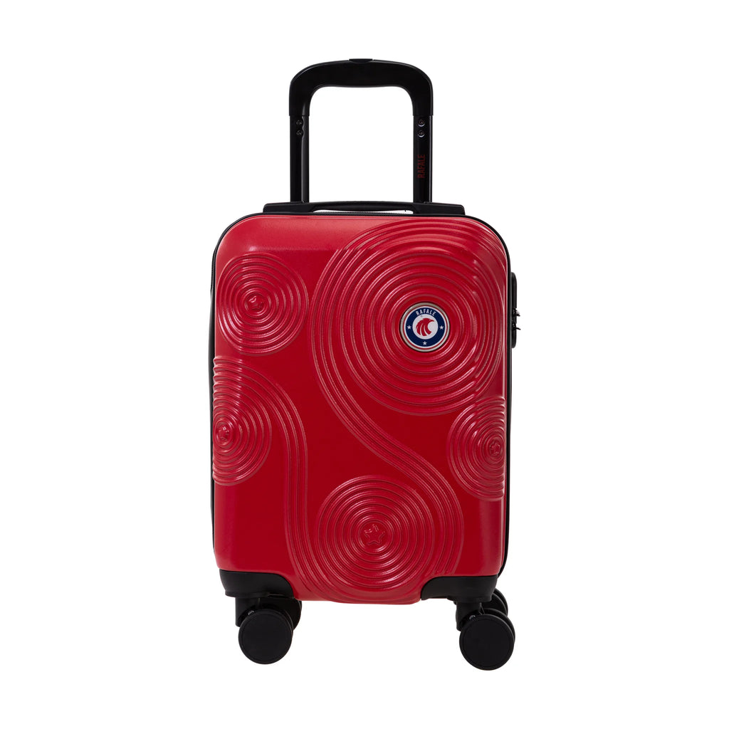 Set de 3 valises Rafale GPS Rouge, valise cabine S de face