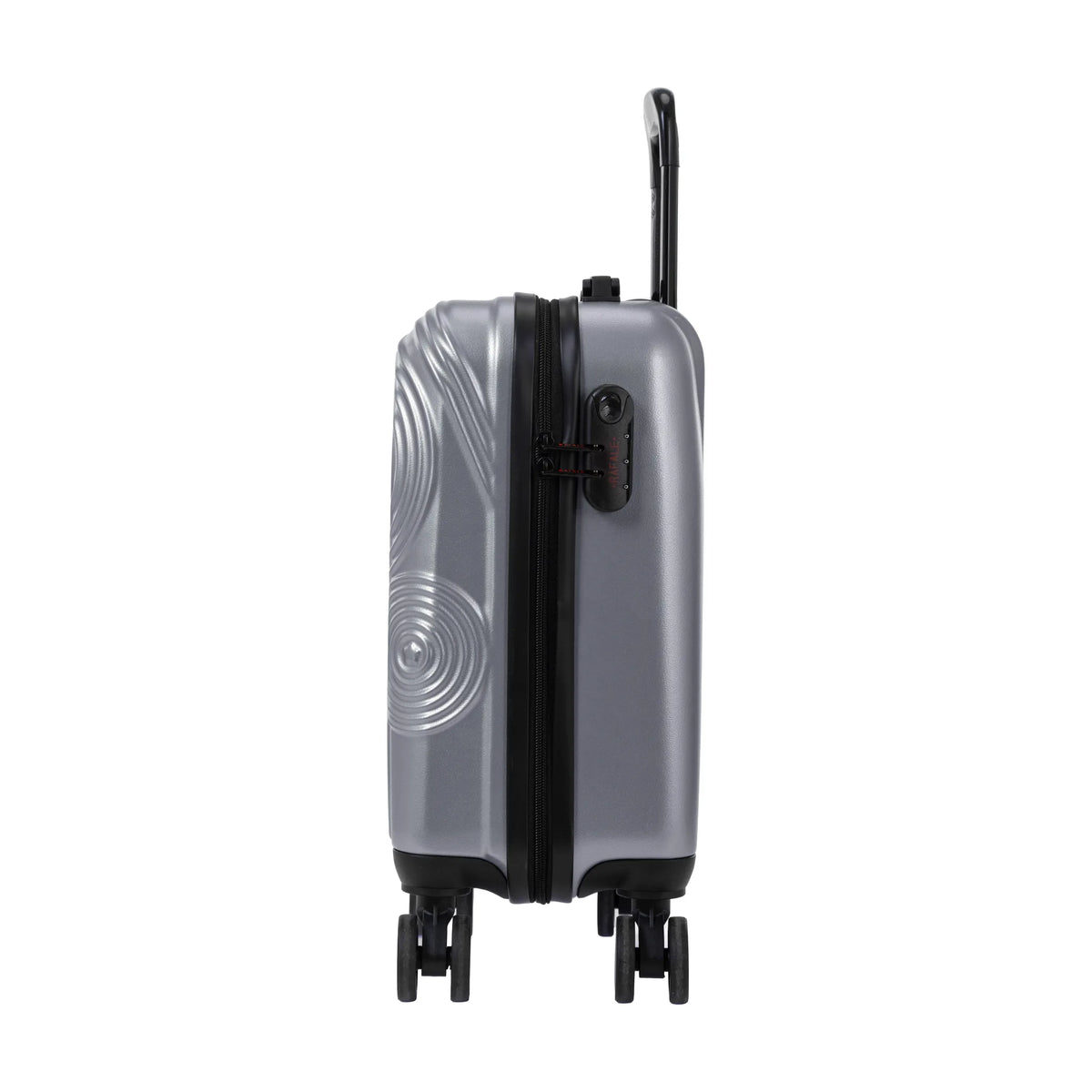 Set de 3 valises Rafale GPS Argent, valise cabine S de côté