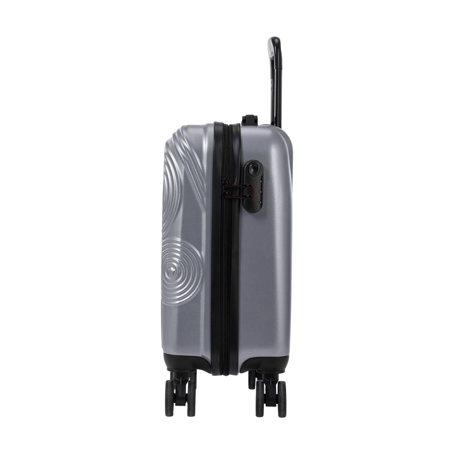 Set de 3 valises Rafale GPS Argent, valise cabine S de côté