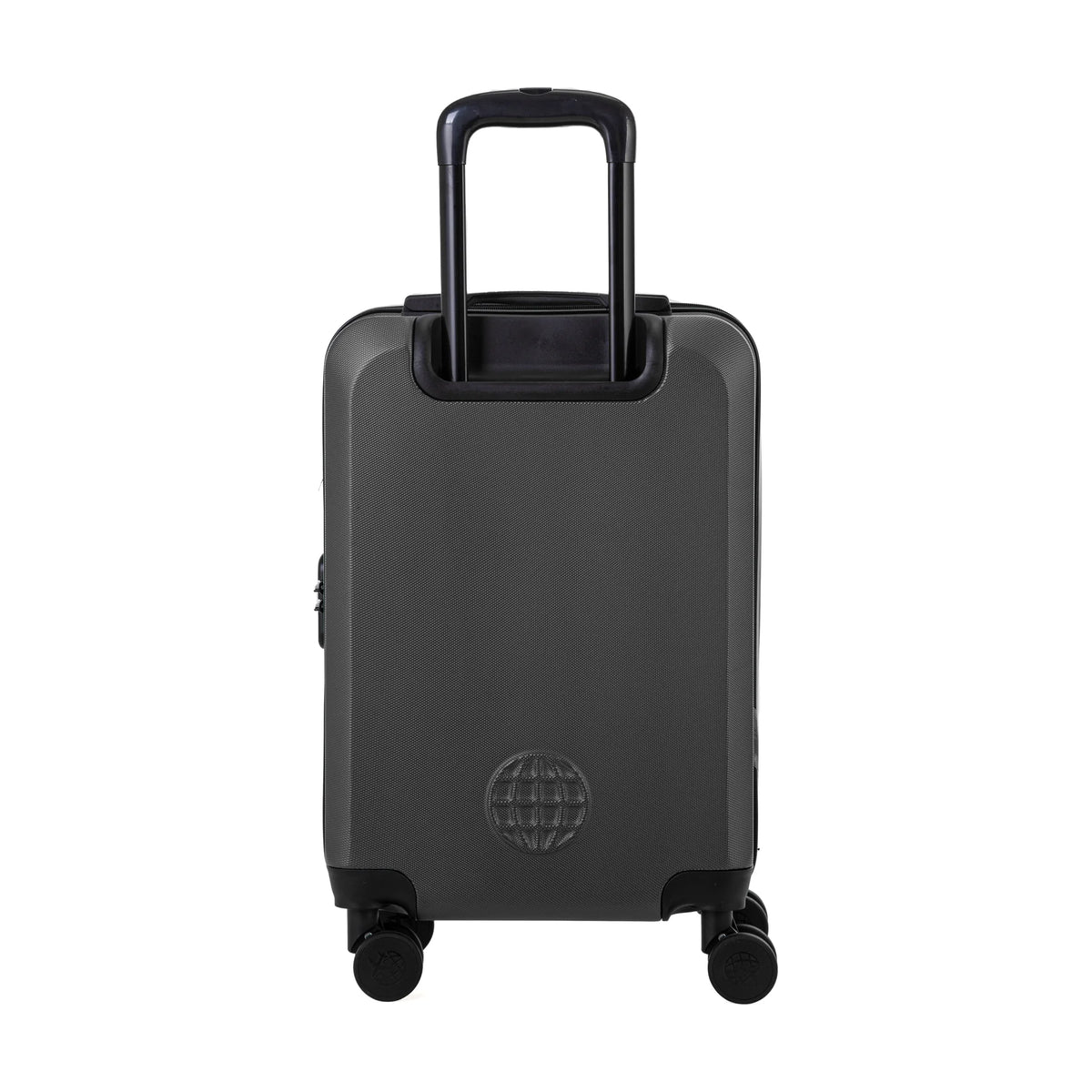 Set de 2 valises Travel World ACA Gris foncé, valise cabine S de dos
